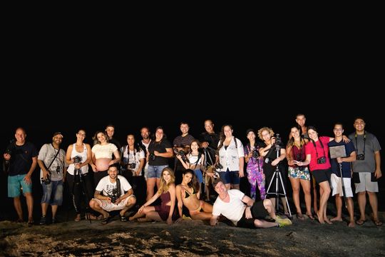 Primeira Aula Prática - Segunda Turma do Curso de Fotografia